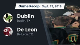 Recap: Dublin  vs. De Leon  2019