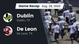 Recap: Dublin  vs. De Leon  2020