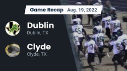 Recap: Dublin  vs. Clyde  2022