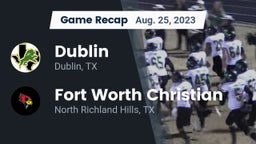 Recap: Dublin  vs. Fort Worth Christian  2023