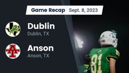 Recap: Dublin  vs. Anson  2023