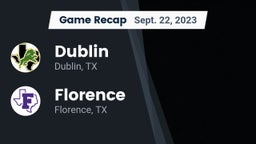 Recap: Dublin  vs. Florence  2023