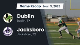 Recap: Dublin  vs. Jacksboro  2023