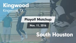 Matchup: Kingwood  vs. South Houston 2016