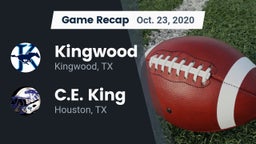 Recap: Kingwood  vs. C.E. King  2020