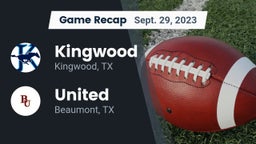 Recap: Kingwood  vs. United  2023