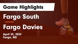 Fargo South  vs Fargo Davies  Game Highlights - April 25, 2024