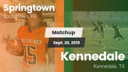 Matchup: Springtown High vs. Kennedale  2019