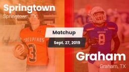 Matchup: Springtown High vs. Graham  2019