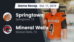 Recap: Springtown  vs. Mineral Wells  2019