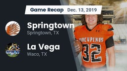 Recap: Springtown  vs. La Vega  2019