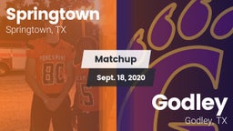 Matchup: Springtown High vs. Godley  2020
