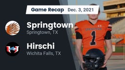 Recap: Springtown  vs. Hirschi  2021