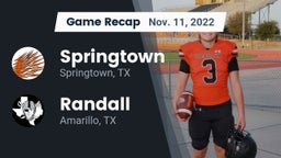 Recap: Springtown  vs. Randall  2022
