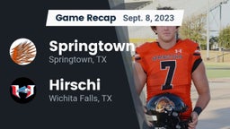 Recap: Springtown  vs. Hirschi  2023