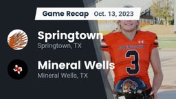 Recap: Springtown  vs. Mineral Wells  2023