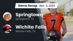 Recap: Springtown  vs. Wichita Falls  2023