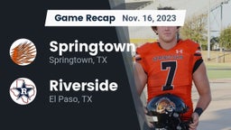 Recap: Springtown  vs. Riverside  2023