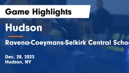 Hudson  vs Ravena-Coeymans-Selkirk Central School District Game Highlights - Dec. 28, 2023