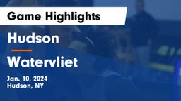 Hudson  vs Watervliet  Game Highlights - Jan. 10, 2024