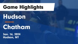 Hudson  vs Chatham  Game Highlights - Jan. 16, 2024