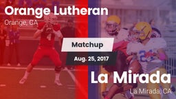 Matchup: Lutheran  vs. La Mirada  2017