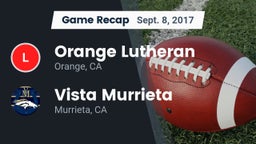 Recap: Orange Lutheran  vs. Vista Murrieta  2017