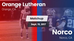 Matchup: Lutheran  vs. Norco  2017