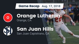 Recap: Orange Lutheran  vs. San Juan Hills  2018