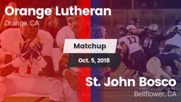 Matchup: Orange Lutheran vs. St. John Bosco  2018
