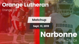 Matchup: Orange Lutheran vs. Narbonne  2019