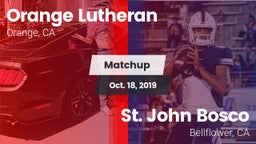 Matchup: Orange Lutheran vs. St. John Bosco  2019