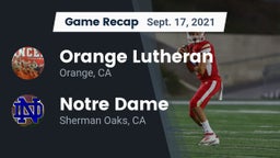 Recap: Orange Lutheran  vs. Notre Dame  2021