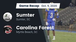 Recap: Sumter  vs. Carolina Forest  2020