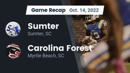 Recap: Sumter  vs. Carolina Forest  2022