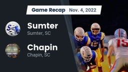 Recap: Sumter  vs. Chapin  2022