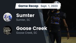 Recap: Sumter  vs. Goose Creek  2023