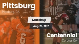 Matchup: Pittsburg High vs. Centennial  2017