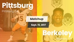 Matchup: Pittsburg High vs. Berkeley  2017