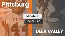 Matchup: Pittsburg High vs. DEER VALLEY 2017