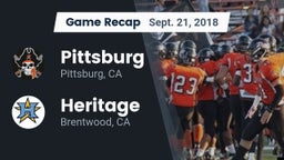 Recap: Pittsburg  vs. Heritage  2018