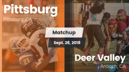 Matchup: Pittsburg High vs. Deer Valley  2018