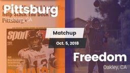 Matchup: Pittsburg High vs. Freedom  2018