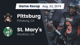 Recap: Pittsburg  vs. St. Mary's  2019