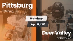 Matchup: Pittsburg High vs. Deer Valley  2019