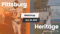 Matchup: Pittsburg High vs. Heritage  2019