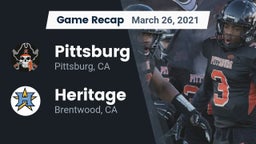 Recap: Pittsburg  vs. Heritage  2021