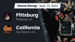 Recap: Pittsburg  vs. California  2023