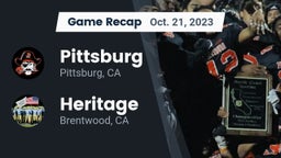 Recap: Pittsburg  vs. Heritage  2023