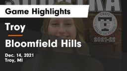 Troy  vs Bloomfield Hills  Game Highlights - Dec. 14, 2021